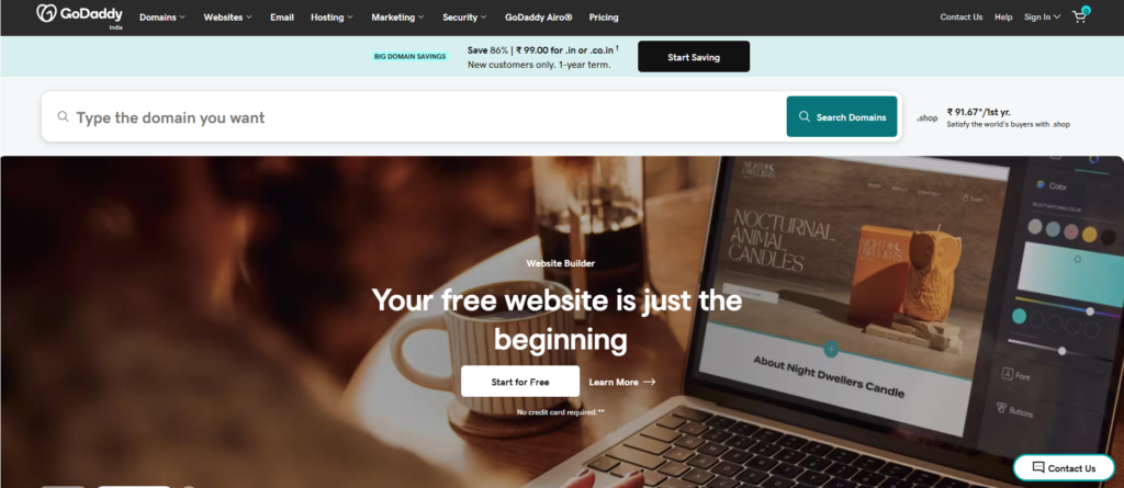 best website builder