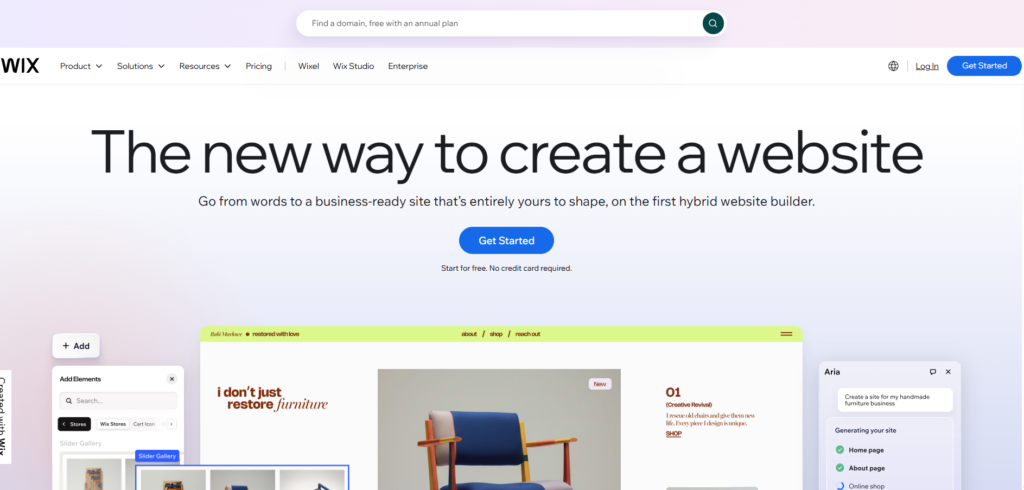 4. Wix Ecommerce - Best for Design-Focused Small Stores