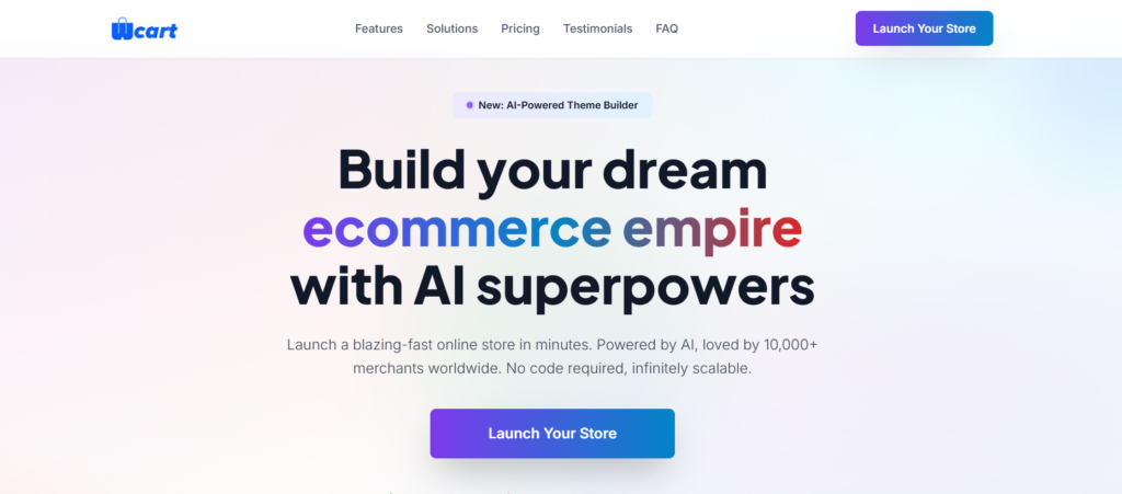 Wcart best ecommerce platform