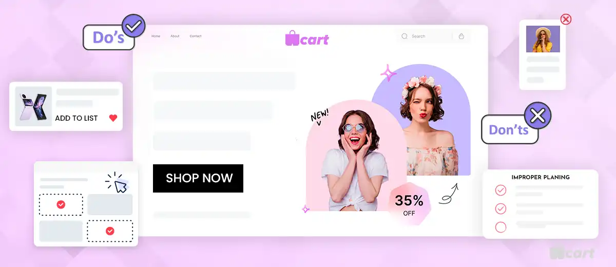 Do’s and Don’ts of Ecommerce Web Design