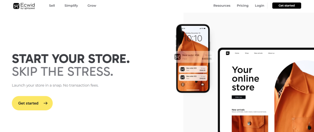 online store builder