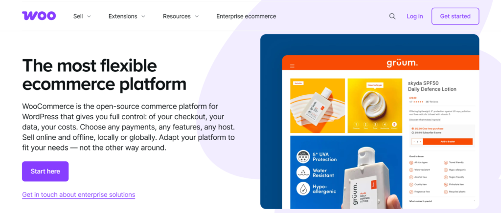 flexible ecommerce plaform