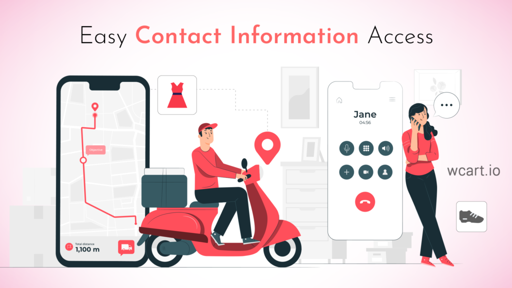 simplified contact information