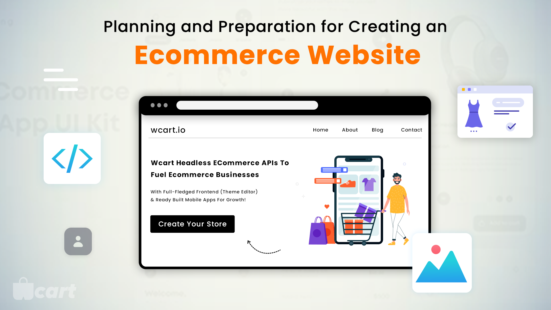 Creating an Ecommerce Website | 5 Easy Steps | Wcart