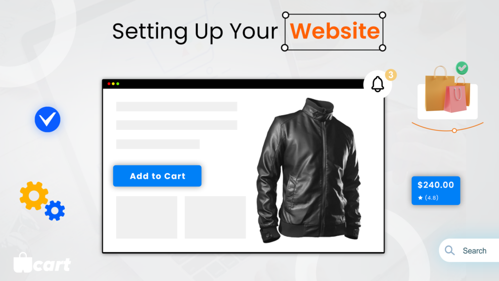 Setting Up Your Website- creating an ecommerce website