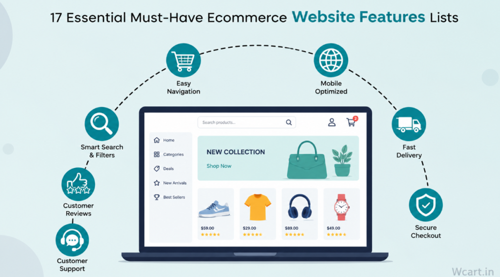 Ecommerce Website Features