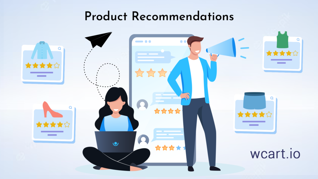 1. Product Recommendations Ecommerce Personalization Example Wcart
