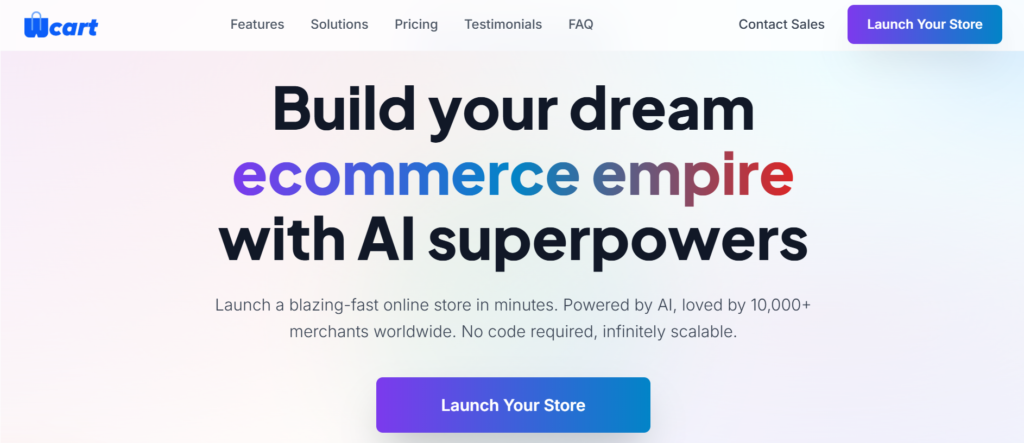 Wcart best website builder