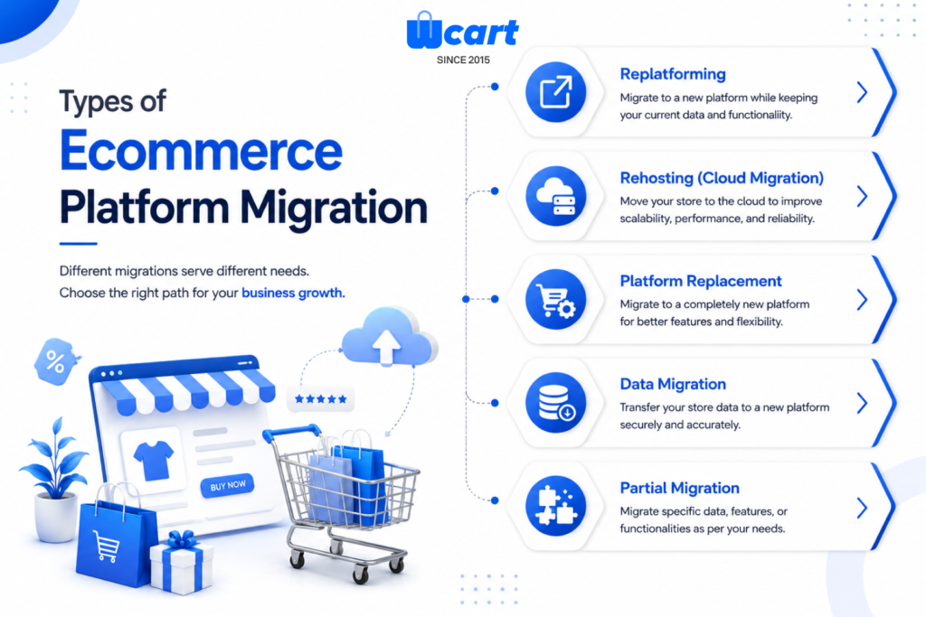 Types of Ecommerce Platform Migration