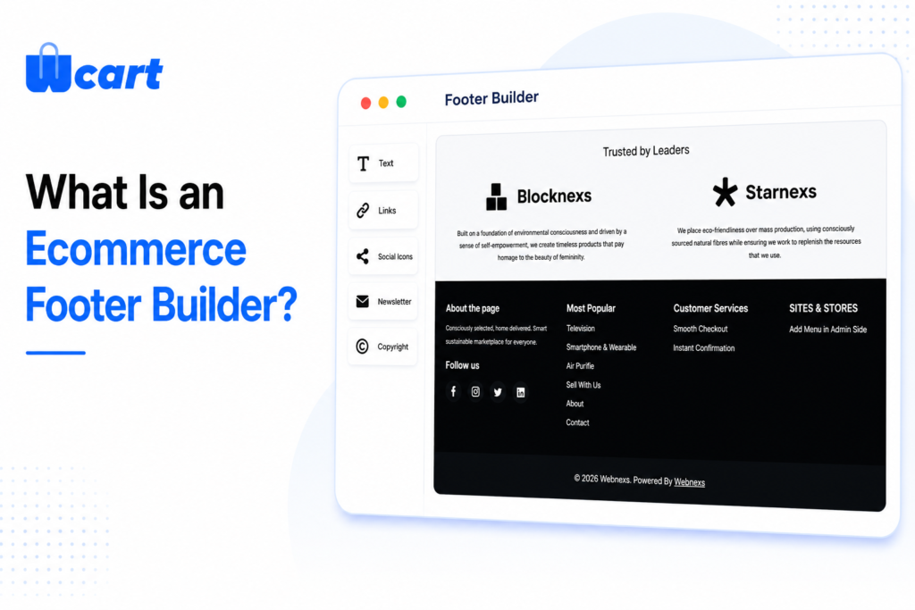 What Is an Ecommerce Footer Builder?
