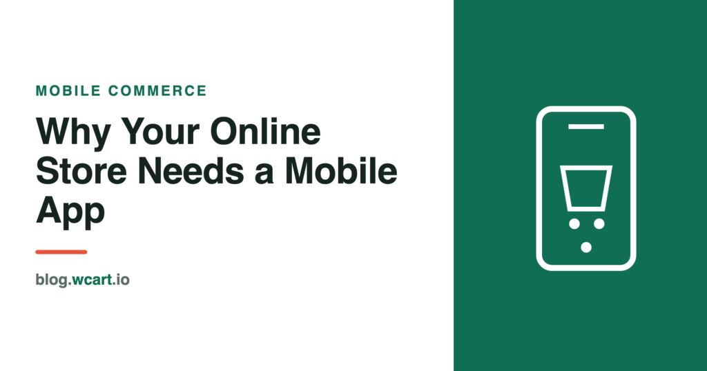 Ecommerce mobile app for online stores
