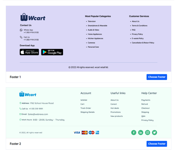 Start Fast with 10 Pre-Built Footer Templates
