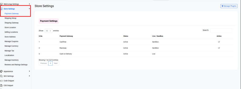 payment gateway setup