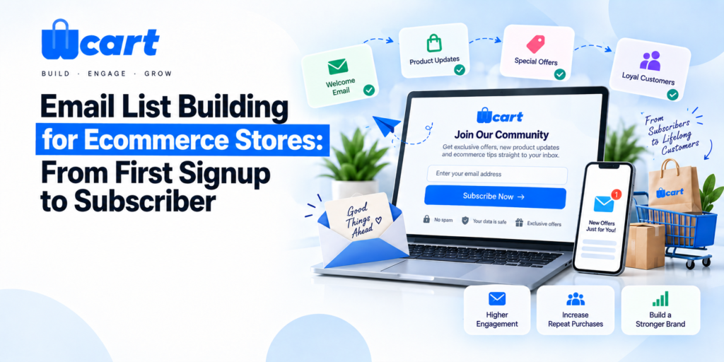 Email List Building for Ecommerce Stores From First Signup to Subscriber
