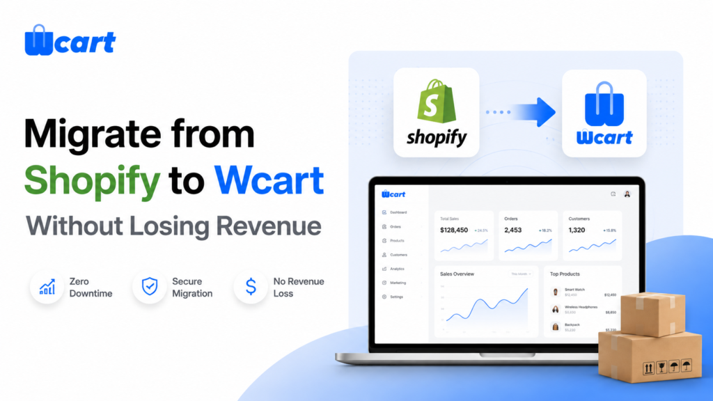 Migrate from Shopify to Wcart Without Losing Revenue