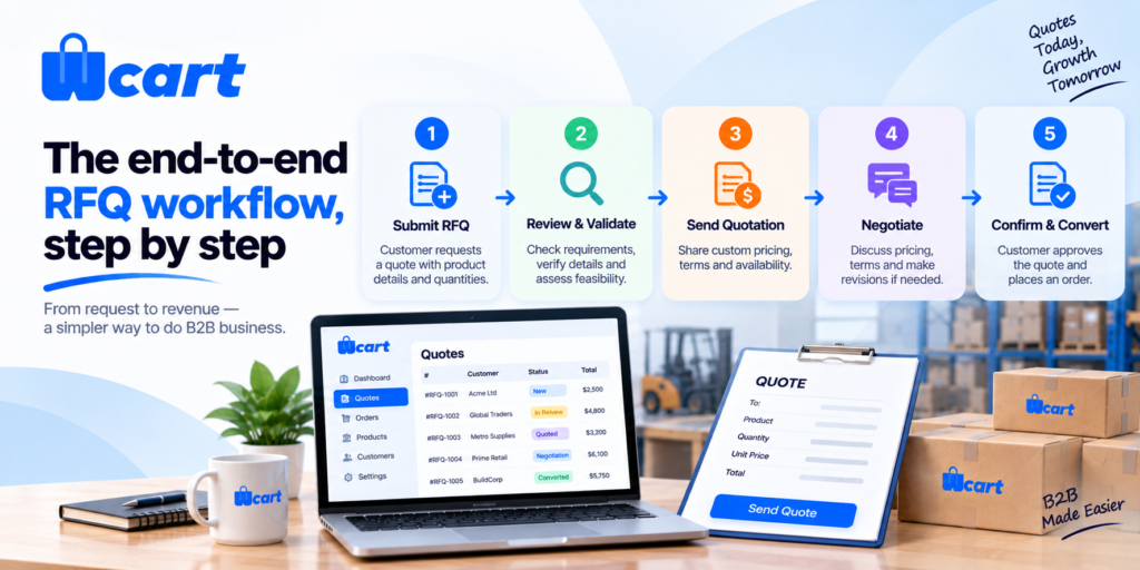 The end-to-end RFQ workflow, step by step