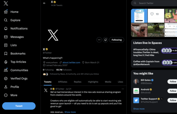 X (formerly Twitter)