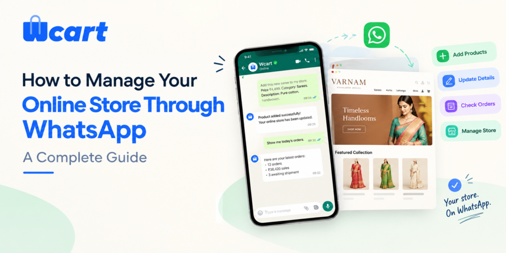 Manage an Online Store Through WhatsApp